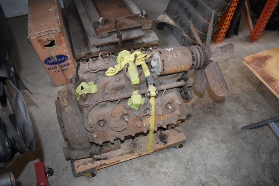 37 Ford Truck 8 Cylinder Engine