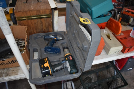 Ryobi 18 Volt Drill With Battery And A Ryobi 18 Volt Screw Gun