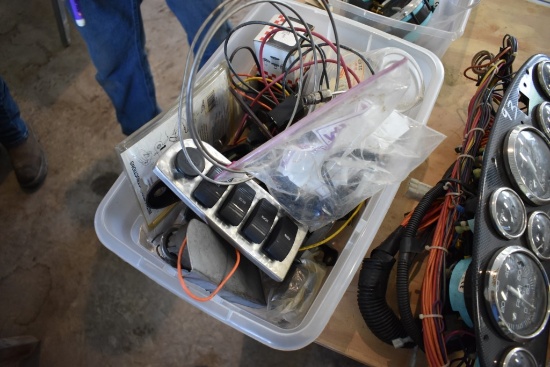 Box Of Misc Boat Parts