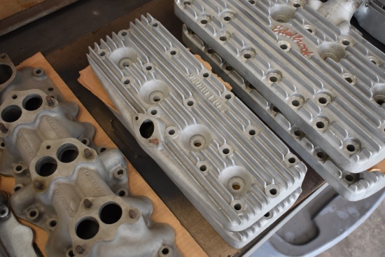 Pair Of Edelbrock Aluminum Heads