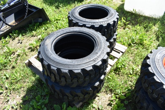 4 Forerunner 10-16.5 Skid Steer Tires