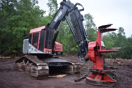 2012 TimberPro TN725-B Feller Buncher With Quadco Model B 360  Bunching Head