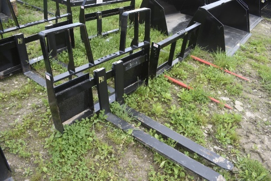 Kivel Quick Attach 4200 lb. Capacity Pallet Forks with 48" Forks