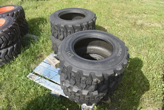 4 Forerunner 12-16.5 Skid Steer Tires