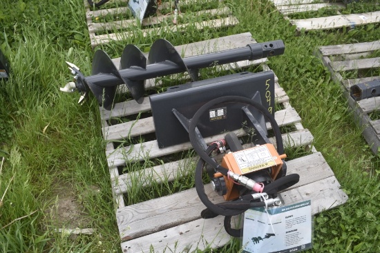 Wolverine MAD-12-12D Mini Quick Attach Post Hole Digger with 12" Bit