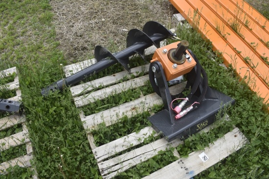 Wolverine MAD-12-12D Mini Quick Attach Post Hole Digger with 12" Bit