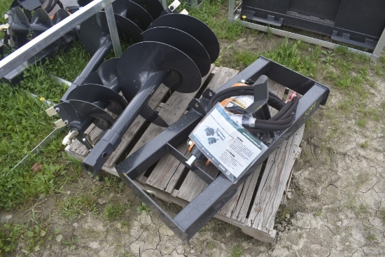 Wolverine ADB-13-1218R Quick Attach Post Hole Digger with 12" and 18" Bits