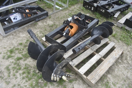 Wolverine ADB-13-1218R Quick Attach Post Hole Digger with 12" and 18" Bits