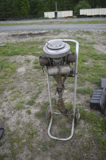 Evinrude Boat Motor on Stand