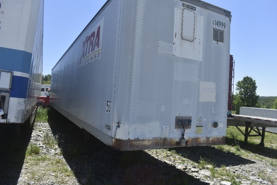 1997 Stoughton 53' Van Trailer Full of Mineral Batteries