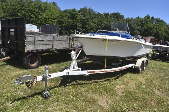 Well Craft Boat on Trailer
