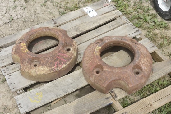 Pair of 4 Lug Front tire Weights