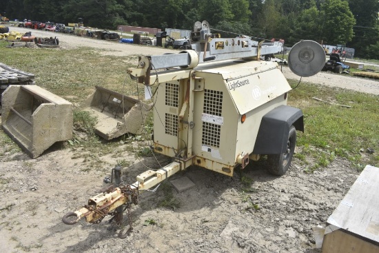 2008 Ingersoll Rand Light Source A Tow Behind Light Plant Generator