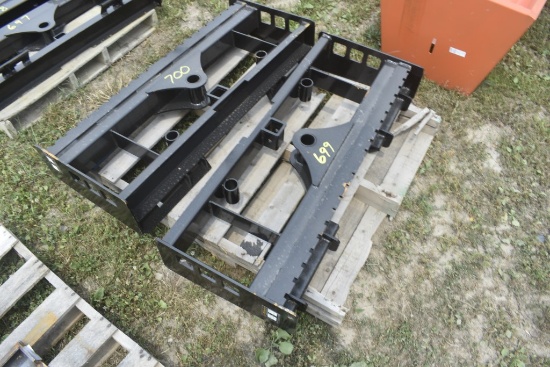 Wolverine Quick Attach Fork Mast Bale Spear Trailer Mover