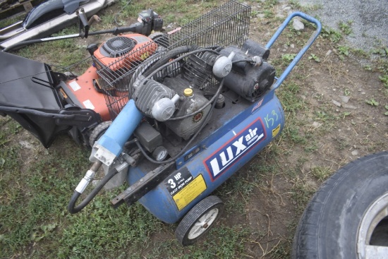 Lux 3 HP Electric Horizontal Air Compressor