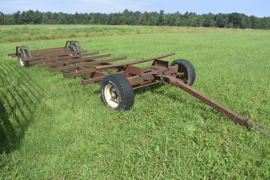 Horst Welding Low Profile 8 Bale Round Bale Wagon