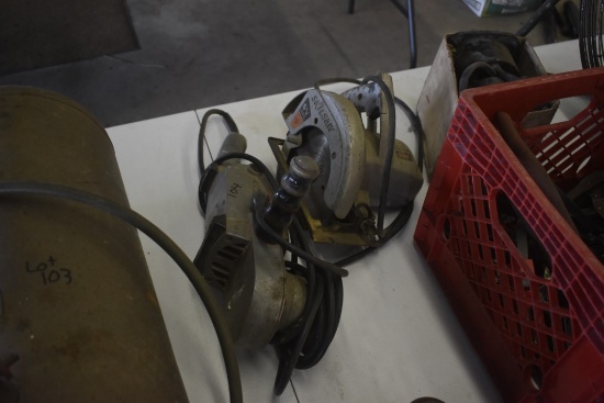 Craftsman Buffer and Skil Saw Circular Saw
