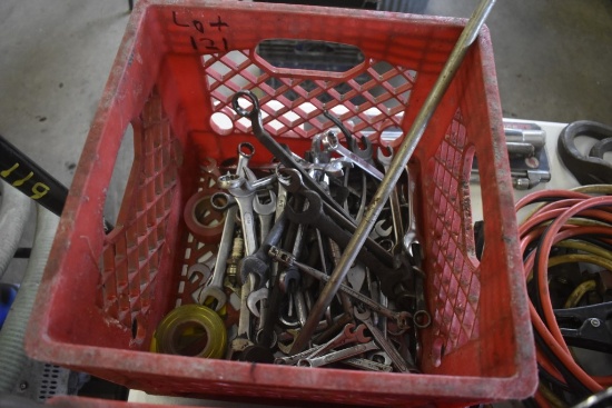 Crate of Large Quantity of Small Wrenches