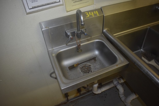 Small Single Bay Stainless Steel Wash Sink