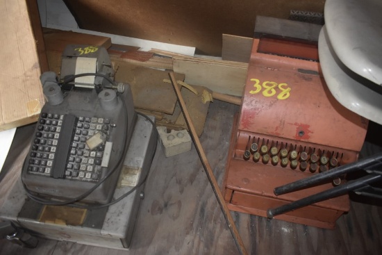 2 Vintage Cash Registers