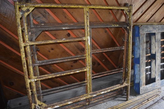 8 Sections of Scaffolding with Cross Members