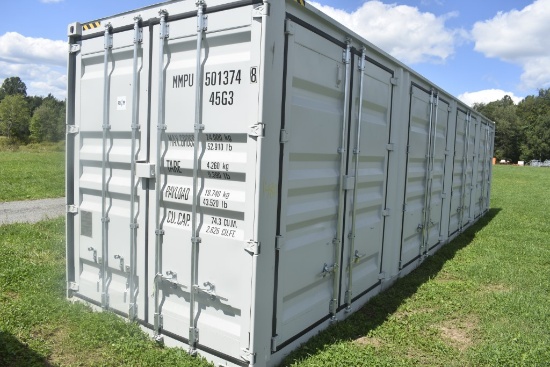 40' High Cube 5 Door Shipping Container