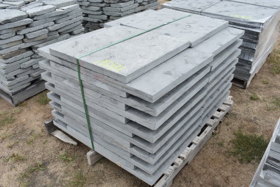160 Square Feet of 24"x24" and 24"x36" Thermal Bluestone Pieces SOLD TIMES THE SQUARE FOOT