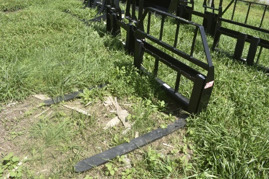 Kivel Quick Attach 3500 lb. Capacity Pallet Forks with 48" Forks