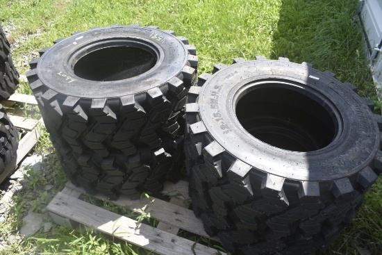 4 Forerunner 12-16.5 Skid Steer Tires