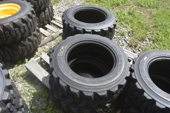 4 Forerunner 10-16.5 Skid Steer Tires
