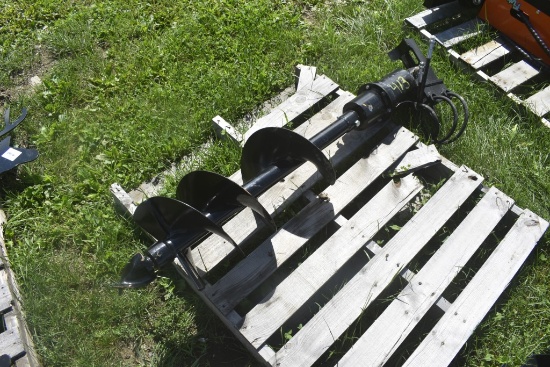 Future Mini Excavator Post Hole Digger with 12" Bit