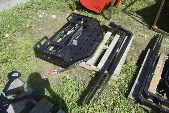 Future Quick Attach Hydraulic Side Shift Pallet Forks with 60" Forks