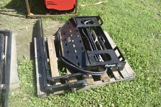 Future Quick Attach Hydraulic Side Shift Pallet Forks with 60" Forks