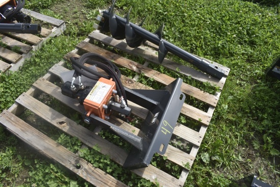 Wolverine MAD-12-12D Mini Quick Attach Post Hole Digger with 12" Bit