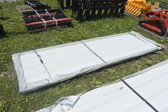 50 Pieces of 10' Corrugated Metal Paneling SOLD TIMES THE LINEAR FOOT