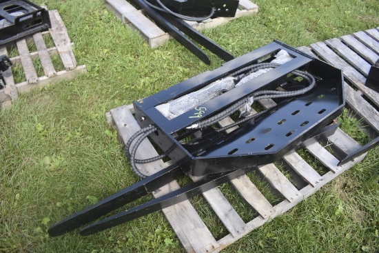 Future Quick Attach Hydraulic Side Shift Pallet Forks with 60" Forks