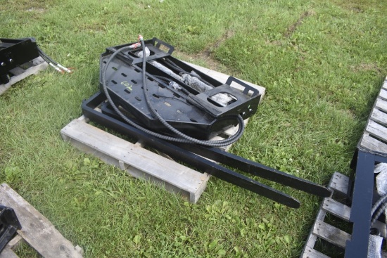 Future Quick Attach Hydraulic Side Shift Pallet Forks with 60" Forks