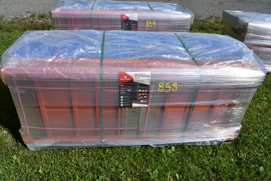 SD Lanch 40' 6 Section Heavy Duty Metal Storage Shelves