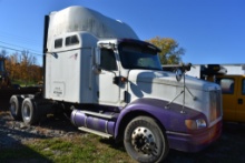 2007 International 9400i Truck Tractor with Sleeper, Showing 24000 Miles, Mileage Exempt on Title