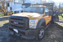 2014 Ford F-550 XL Super Duty Diesel Dump Truck with Plow