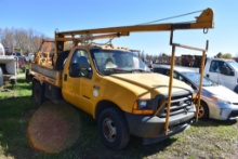 2001 Ford F-350 XL Super Duty Diesel Crane Truck