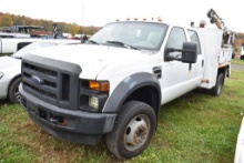 2008 Ford F-550 XL Super Duty Gas Service Crane Truck