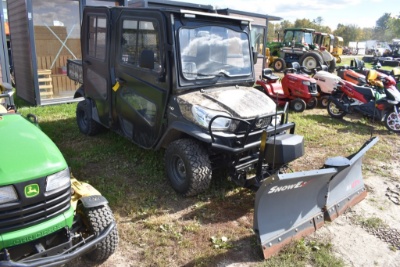 Kubota RTVX1140 Side by Side Utility Vehicle with Plow