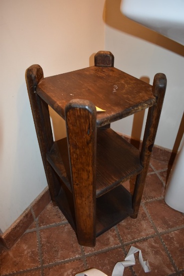 3 Tier Antique Bathroom Shelf