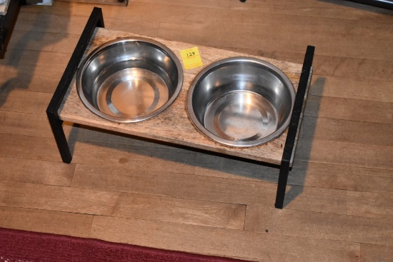 Dog Bowls on Stand