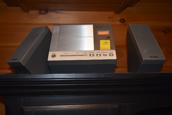 Disc CD Player with 2 Speakers