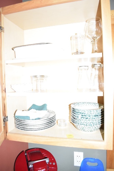 Cabinet of Dishes and Glassware