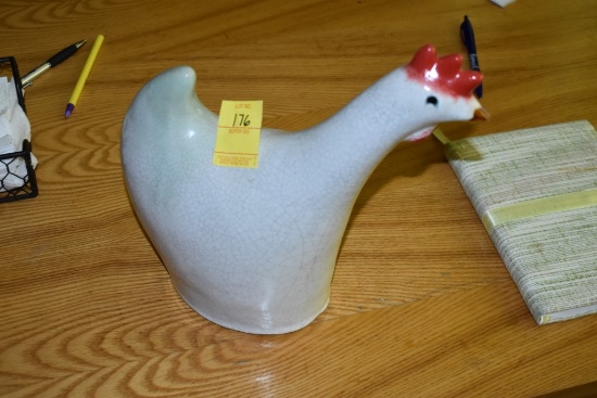 Ceramic Chicken and Chicken Napkin Holder