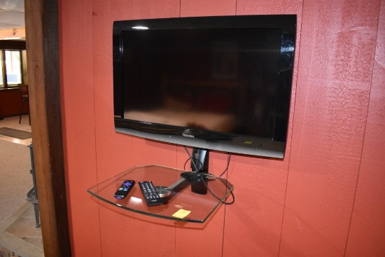 Toshiba 36" Wall Mounted TV with Table
