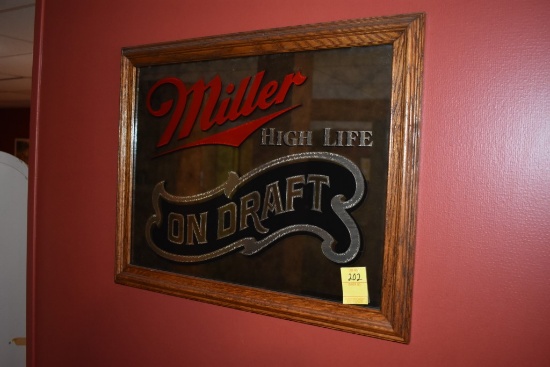Miller High Life Mirrored Sign